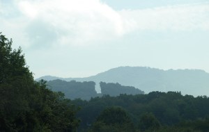 Odd shape in the Smokey Mountains.